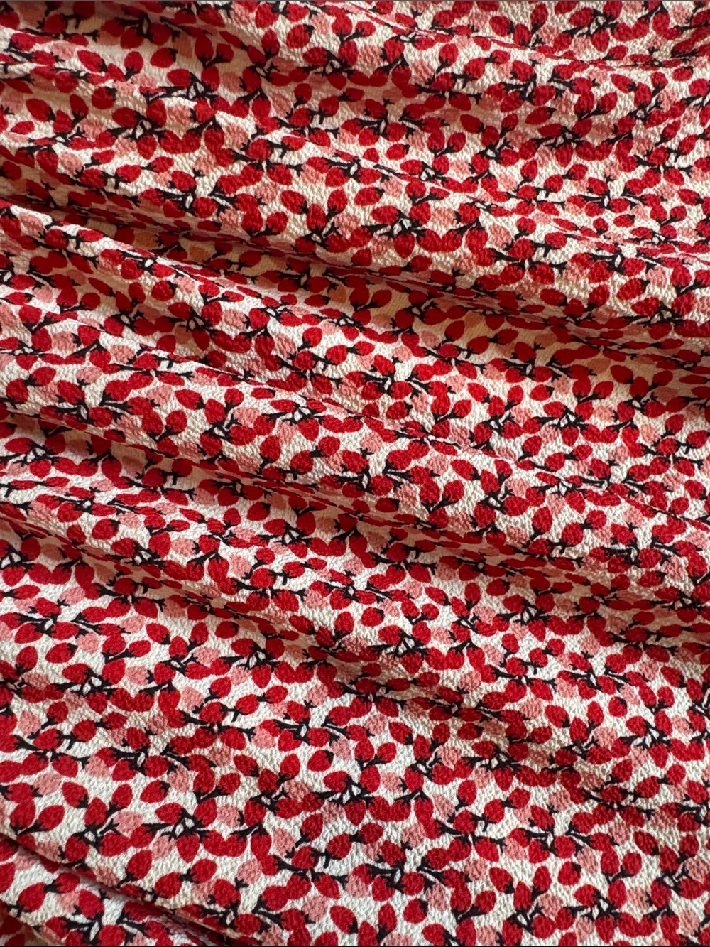 Max Studio Red Floral Tiered Maxi Dress - Picture 2 of 2